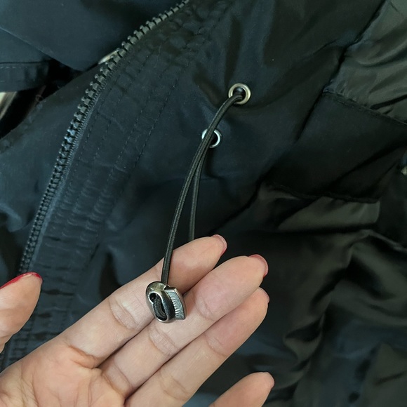 London Fog Womens Zip/Snap Closure Utility Jacket Drawstring Waist Sz Small - Picture 6 of 10